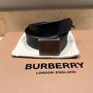 Burberry Brown Check Belt